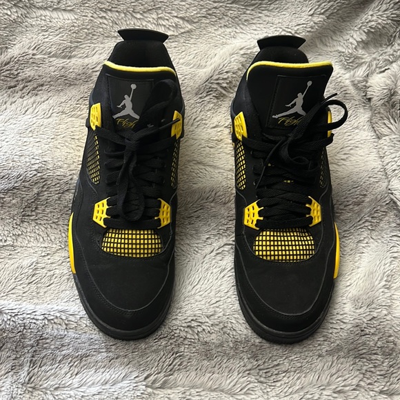 Air Jordan 4 Retro “thunder” sneakers 2012 size 10 - Picture 11 of 12
